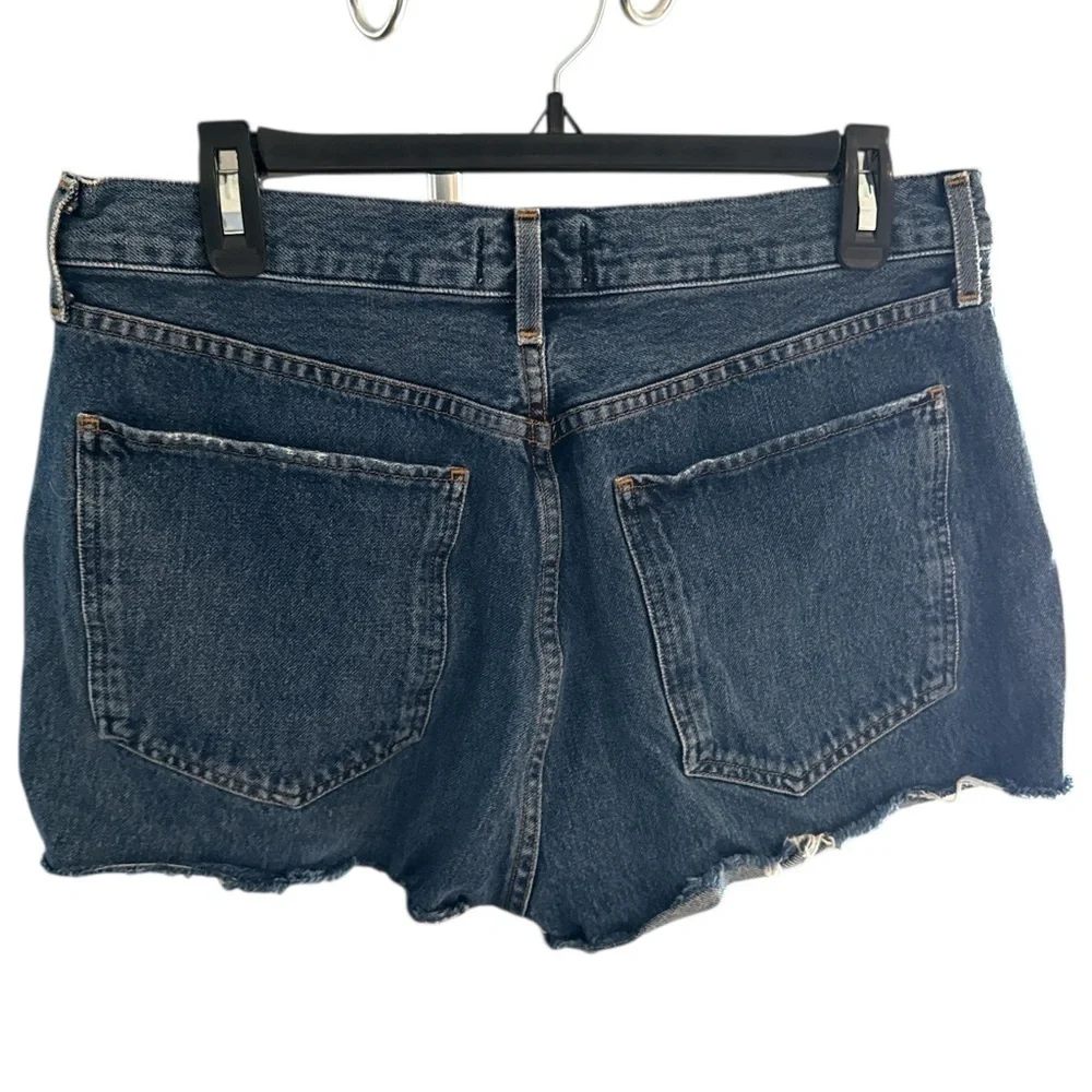 AGOLDE Riley High Rise Cut Jean into Shorts - Picture 3 of 7